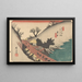 Annaka - Andō Hiroshige — inramlat konstverk på väggen