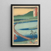 Prefektur Etchu Pont Flottant Funabashi - Andō Hiroshige — inramlat konstverk på väggen