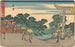 Fujisawa - Andō Hiroshige — vy av konstverket