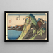 Hakone, sjön Kosui - Andō Hiroshige — inramlat konstverk på väggen