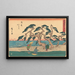 Hamamatsu - Andō Hiroshige — inramlat konstverk på väggen