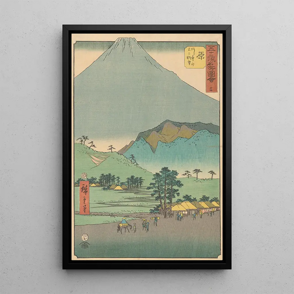 Hara - Andō Hiroshige — inramlat konstverk på väggen