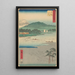 Hiratsuka - Andō Hiroshige — inramlat konstverk på väggen