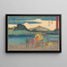 Hiratsuka - Andō Hiroshige — inramlat konstverk på väggen