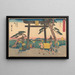 Kakegawa - Andō Hiroshige — inramlat konstverk på väggen