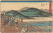 Kyoto - Andō Hiroshige — vy av konstverket