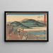 Kyoto - Andō Hiroshige — inramlat konstverk på väggen