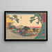 Mishima - Andō Hiroshige — inramlat konstverk på väggen