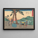 Nissaka - Andō Hiroshige — inramlat konstverk på väggen