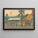 Numazu - Andō Hiroshige — inramlat konstverk på väggen