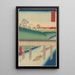 Pont Ochanomizu - Andō Hiroshige — inramlat konstverk på väggen