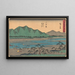 Odawara - Andō Hiroshige — inramlat konstverk på väggen