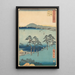 Oiso - Andō Hiroshige — inramlat konstverk på väggen