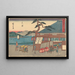 Ōtsu - Andō Hiroshige — inramlat konstverk på väggen