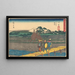 Shimada - Andō Hiroshige — inramlat konstverk på väggen