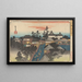 Sanctuaire Ushima i Hongo-distriktet - Andō Hiroshige — inramlat konstverk på väggen