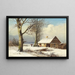 On ramène du bois - Anders Andersen-Lundby — inramlat konstverk på väggen