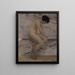À la baignoire - Anders Zorn — inramlat konstverk på väggen