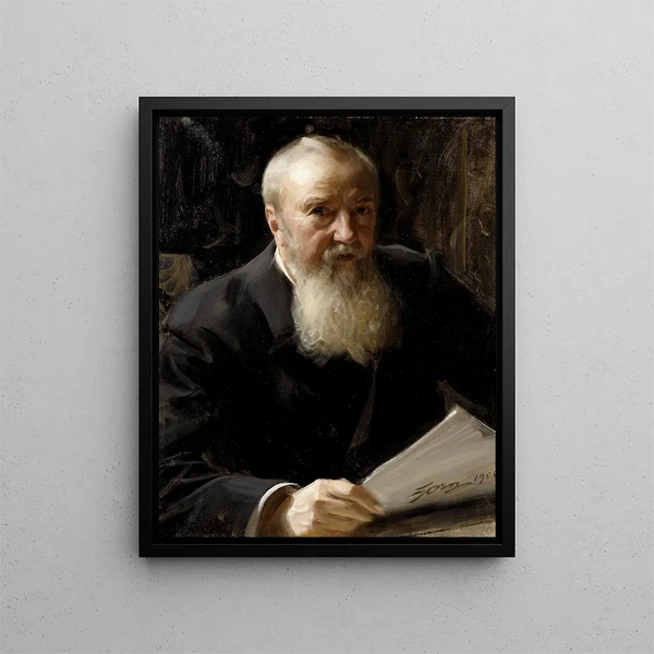 Carl Fredrik Liljevalch - Anders Zorn — inramlat konstverk på väggen