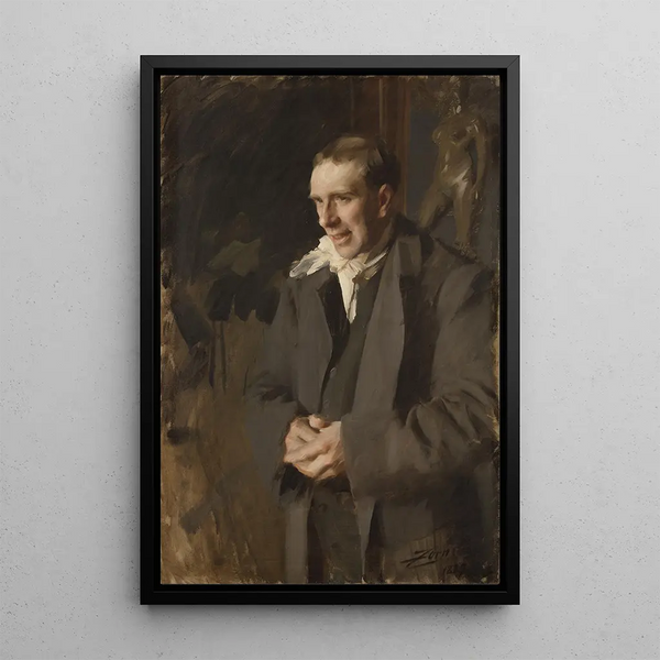 Coquelin Cadet - Anders Zorn — inramlat konstverk på väggen