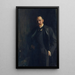 Edward R Bacon 1846-1915 - Anders Zorn — inramlat konstverk på väggen