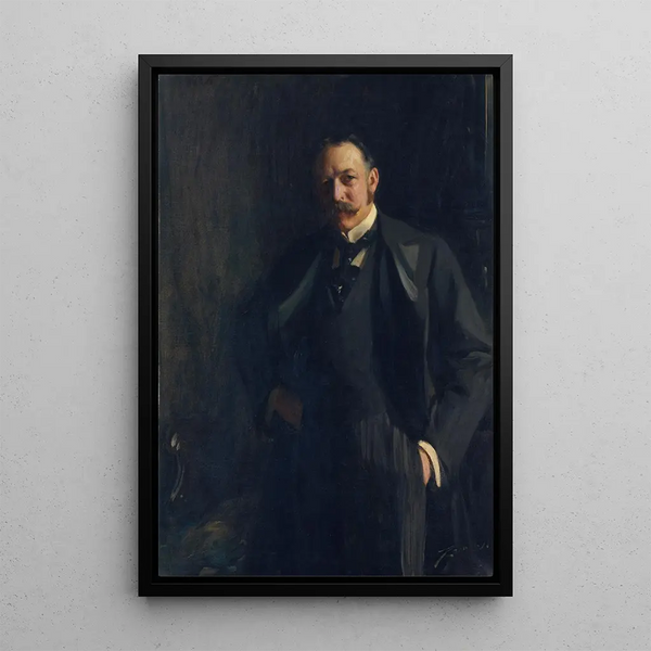 Edward R Bacon 1846-1915 - Anders Zorn — inramlat konstverk på väggen