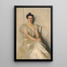 Frances Folsom Cleveland - Anders Zorn — inramlat konstverk på väggen
