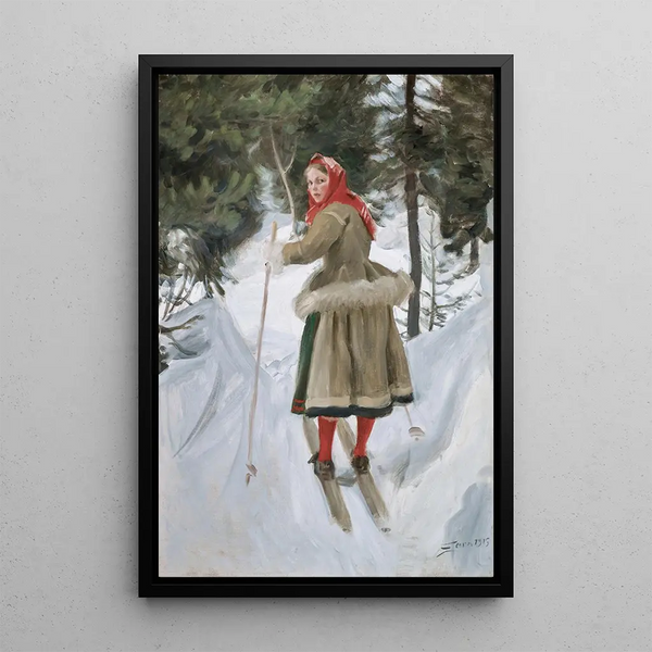 Reproduktion av målningen Fille de Mora - Anders Zorn