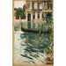 Gondole i Venedig - Anders Zorn — vy av konstverket