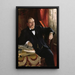 Reproduktion av målningen Grover Cleveland - Anders Zorn