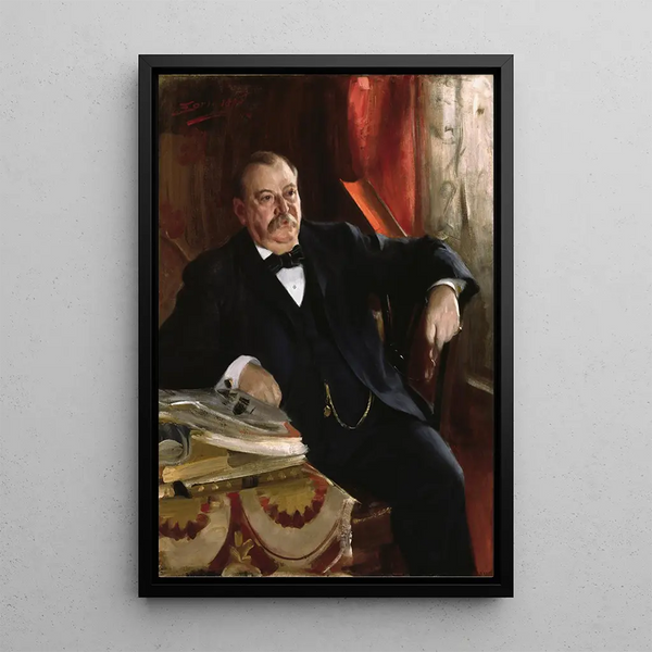 Reproduktion av målningen Grover Cleveland - Anders Zorn