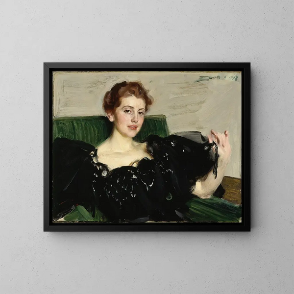 Glädje av Lucy Turner - Anders Zorn — inramlat konstverk på väggen