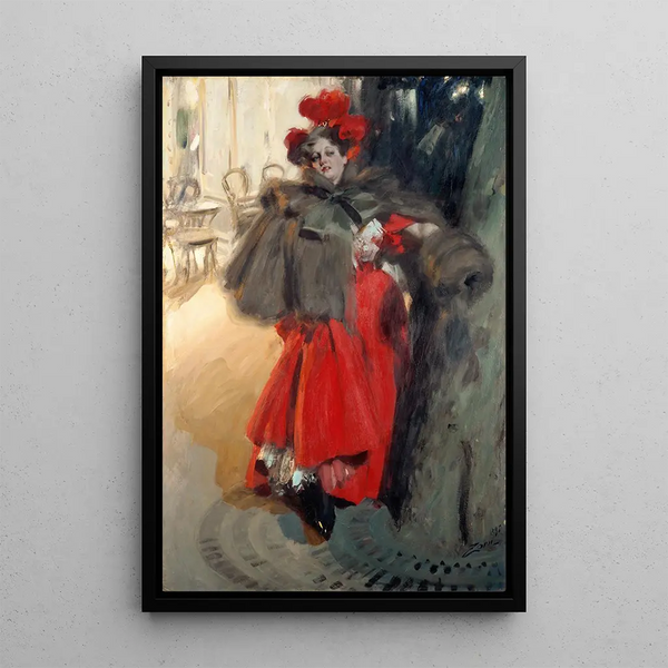 Effet de nuit - Anders Zorn — inramlat konstverk på väggen