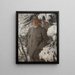 Le peintre Bruno Liljefors - Anders Zorn — inramlat konstverk på väggen