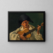 Buste d'Arlequin à la guitare - André Derain — inramlat konstverk på väggen
