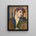 Buste de femme - André Derain — inramlat konstverk på väggen