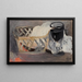 Le verre noir - André Derain — inramlat konstverk på väggen