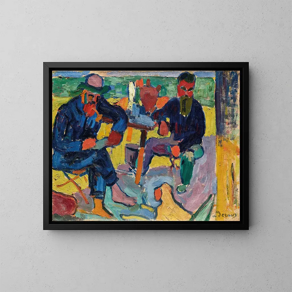 Matisse och Terrus - André Derain — inramlat konstverk på väggen