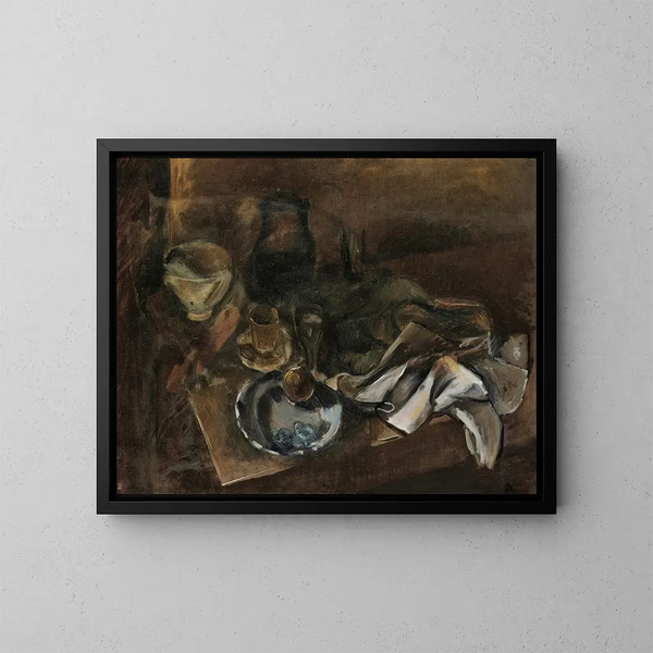 ett uppställt bord - André Derain — inramlat konstverk på väggen