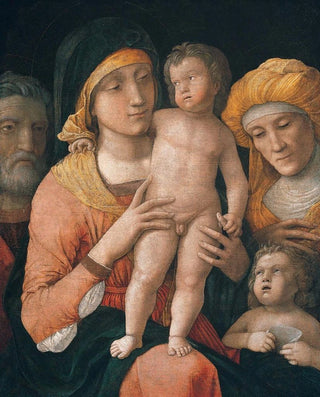 Andrea Mantegna - The Madonna And Child With Saints Joseph Elizabeth And John The Baptist.webp
