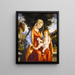 Vierge à l'Enfant dans un paysage - Andrea Previtali — inramlat konstverk på väggen