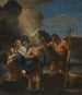 Le baptême du Christ - Andrea Sacchi — vy av konstverket