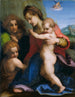 La Vierge à l'Enfant avec l'enfant Baptiste - Andrea del Sarto — vy av konstverket
