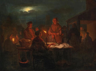 Andreas Franciscus Vermeulen - The Night Market.webp