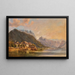 Vue du lac Traunsee avec Traunstein et la montagne Schlafende Griechin en arrière-plan - Andreas Passy — inramlat konstverk på väggen