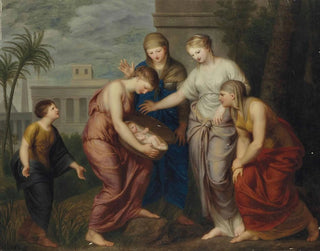 Andries Cornelis Lens - The Finding of Moses.webp