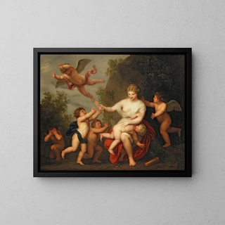 Andries Cornelis Lens - Venus chastising Cupid.webp