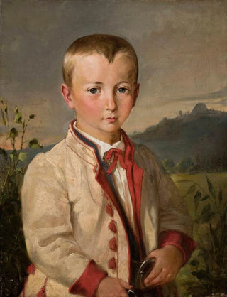 Andrzej Grabowski - Boy against landscape.webp