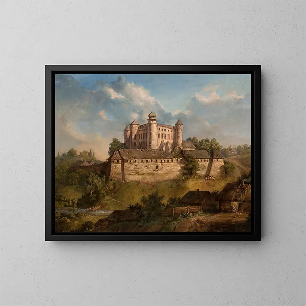 Château à Winicz - Andrzej Grabowski — inramlat konstverk på väggen