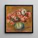 Anemoner - Pierre-Auguste Renoir — inramlat konstverk på väggen